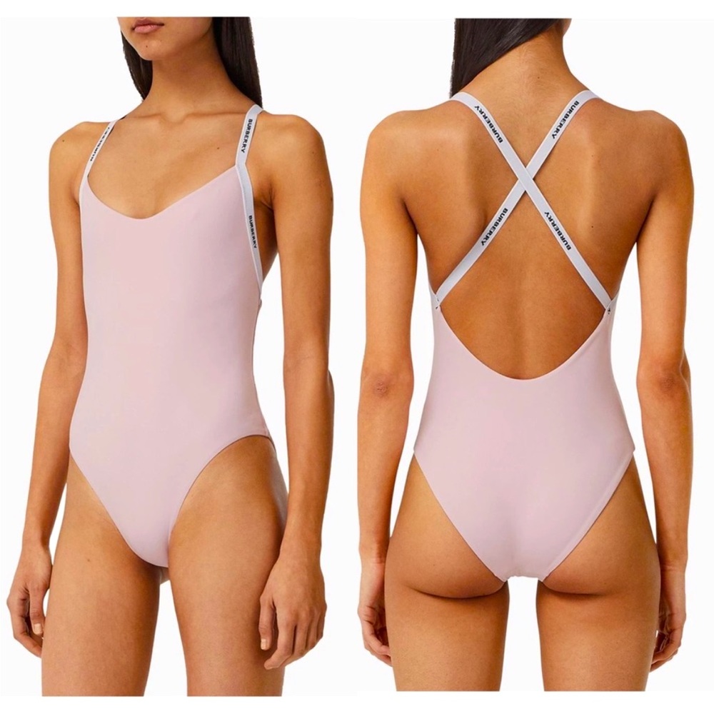 Burberry pink one-piece bathing suit. Sz. XS